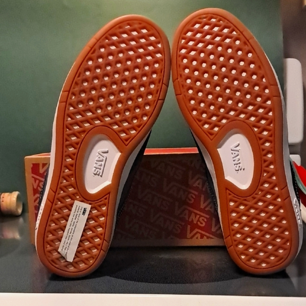 Vans Blue Sneakers Classic Low-Top Design - Picture 7 of 8